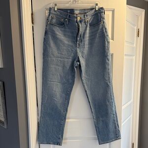 JCrew Women’s Classic Blue Straight Jeans, Size 31